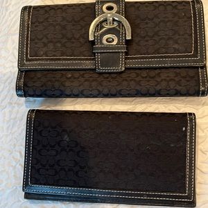 Coach wallet/billfold and checkbook cover